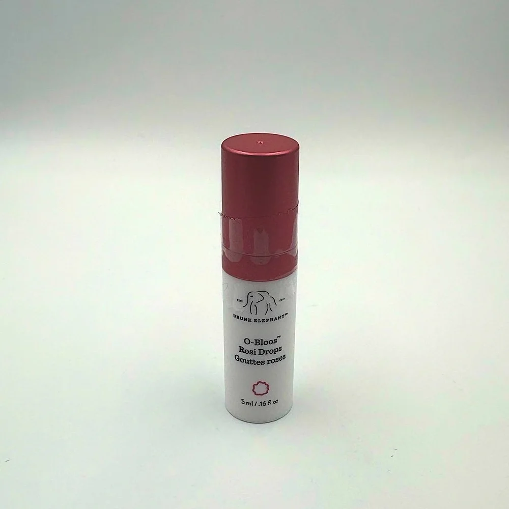 Drunk Elephant O-Bloos Rosi Drops in Red and White 5ml/.16oz travel size